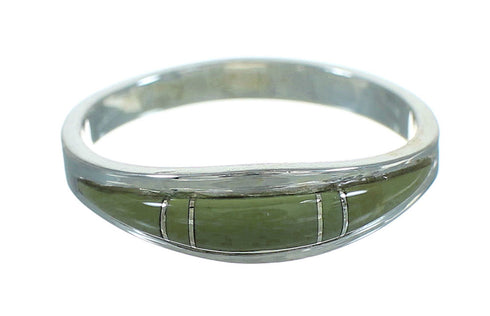 Turquoise Silver Ring Size 7-1/4 AX80843
