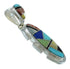 Authentic Sterling Silver Multicolor Southwestern Pendant YX67462