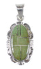 Turquoise Sterling Silver Southwest Pendant QX78947