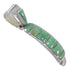 Turquoise Genuine Sterling Silver Southwest Pendant QX78957