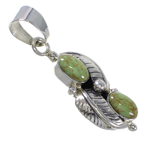 Silver Southwestern Turquoise Jewelry Pendant QX79025