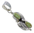 Silver Southwestern Turquoise Jewelry Pendant QX79025