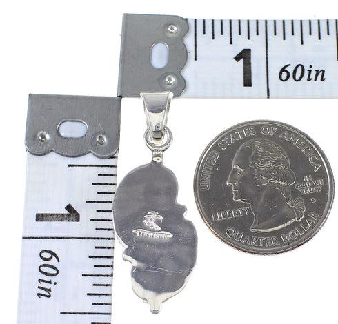 Turquoise Southwest Silver Jewelry Pendant QX79147