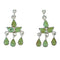 Southwestern Turquoise Sterling Silver Jewelry Post Dangle Earrings AX71520