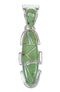 Genuine Sterling Silver Turquoise And Opal Southwestern Slide Pendant YX68213