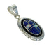 Southwestern Sterling Silver Lapis And Opal Pendant YX68241