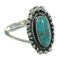 Sterling Silver And Turquoise Southwestern Ring Size 6-3/4 WX79822