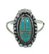 Turquoise And Silver Southwest Ring Size 8-3/4 WX79835