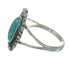 Southwest Turquoise And Silver Ring Size 8-1/4 WX79831