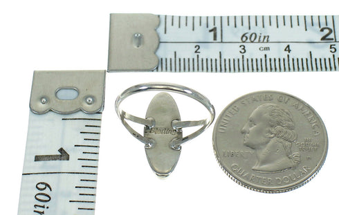 Sterling Silver Opal Turquoise Southwest Ring Size 7-1/4 YX80480