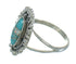 Southwestern Turquoise And Opal Sterling Silver Ring Size 8-1/4 YX80592