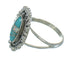 Southwest Turquoise Opal Sterling Silver Ring Size 6-1/4 YX80570