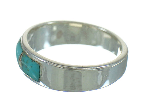 Southwestern Silver Opal Turquoise Ring Size 6-1/2 YX80633