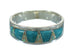 Southwest Silver Turquoise Opal Ring Size 6 YX80659