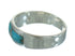 Southwestern Silver Turquoise Opal Ring Size 6-1/2 YX80665