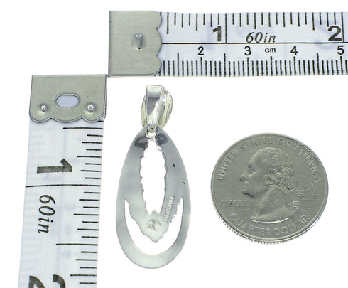 Sterling Silver Southwestern Magenta Turquoise Pendant WX66786