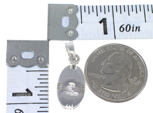 Opal Magenta Turquoise And Genuine Sterling Silver Southwestern Pendant YX67673