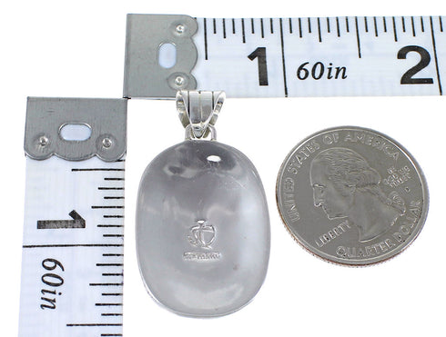 Lapis And Genuine Sterling Silver Southwest Eagle Pendant YX67265