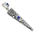 Authentic Sterling Silver And Lapis Southwest Hand Pendant YX67298