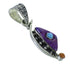 Southwestern Genuine Sterling Silver Multicolor Pendant YX67021