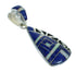 Lapis Opal Sterling Silver Southwestern Pendant YX70299