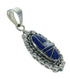Opal Lapis And Silver Southwestern Pendant YX70347
