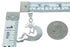 Southwestern Sterling Silver And Lapis Kokopelli Pendant YX67368