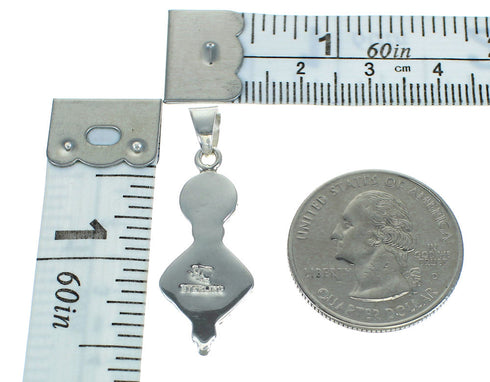 Southwest Sterling Silver And Lapis Pendant YX67371