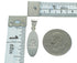 Southwest Genuine Sterling Silver And Lapis Pendant YX67373
