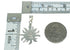 Sterling Silver And Lapis Southwestern Sun Pendant YX67389
