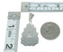 Genuine Sterling Silver And Lapis Southwestern Slide Pendant YX67396