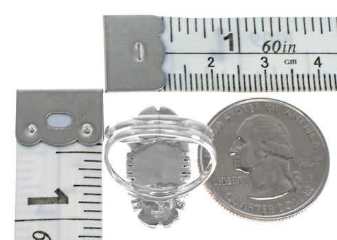 Turquoise Authentic Sterling Silver Ring Size 7-3/4 RX94201