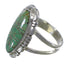 Turquoise Southwestern Sterling Silver Ring Size 6-1/2 AX94277