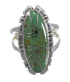 Southwestern Sterling Silver Turquoise Ring Size 4-3/4 AX94288