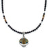 Multicolor Inlay Sterling Silver Southwest Bead Necklace Set RX94142