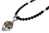 Multicolor Inlay Sterling Silver Southwest Bead Necklace Set RX94142
