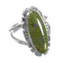 Turquoise Sterling Silver Jewelry Southwestern Ring Size 7-1/2 AX94296