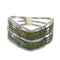 Sterling Silver Turquoise Jewelry Ring Size 4-1/2 AX94348