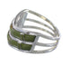 Silver Turquoise Jewelry Ring Size 5-1/2 AX94347