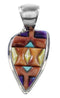Southwestern Multicolor Silver Pendant YX94719