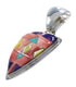 Southwest Multicolor Sterling Silver Pendant YX94721