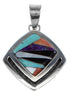Silver Multicolor Southwest Pendant YX94727