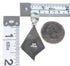 Multicolor Inlay Sterling Silver Pendant RX95645