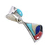 Multicolor Genuine Sterling Silver Jewelry Pendant RX95660