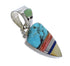 Multicolor Sterling Silver Southwest Pendant AX94484