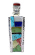 Multicolor Inlay Southwestern Genuine Sterling Silver Pendant AX94503