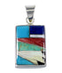 Multicolor Jewelry Genuine Sterling Silver Pendant AX94513