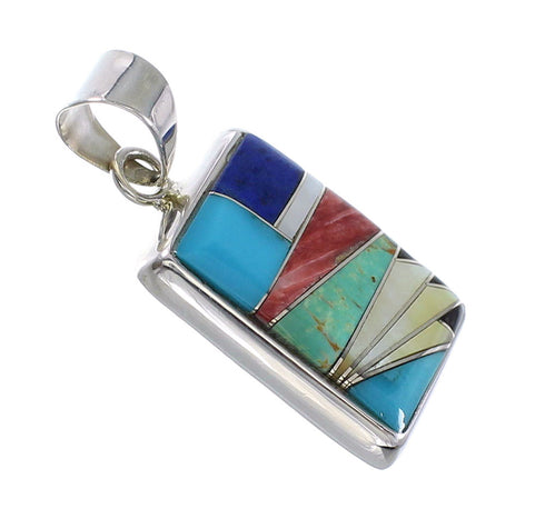 Multicolor Jewelry Genuine Sterling Silver Pendant AX94513