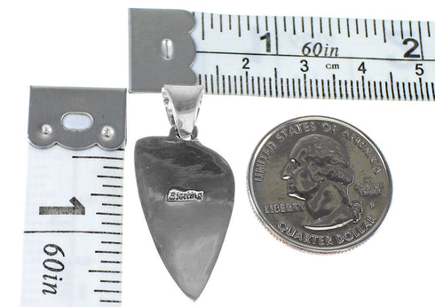 Multicolor Authentic Sterling Silver Southwest Pendant YX94464