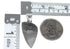 Multicolor Authentic Sterling Silver Southwest Pendant YX94464